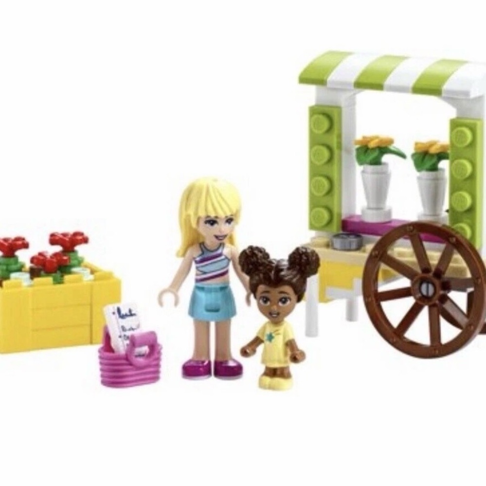 LEGO Friends Garden Cart Set with Flowers